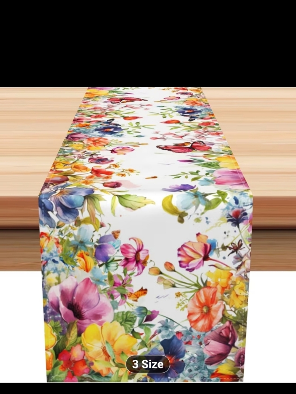 New Spring Floral Table Runner 13x72 #1201-421